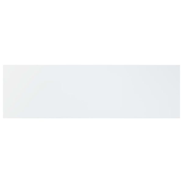 vidaXL Hylleplater 4 stk h&oslash;yglans hvit 100x30x1,5 cm konstruert tre