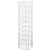 vidaXL Sirkul&aelig;r gabion stolpe galvanisert st&aring;l &Oslash;30x100 cm