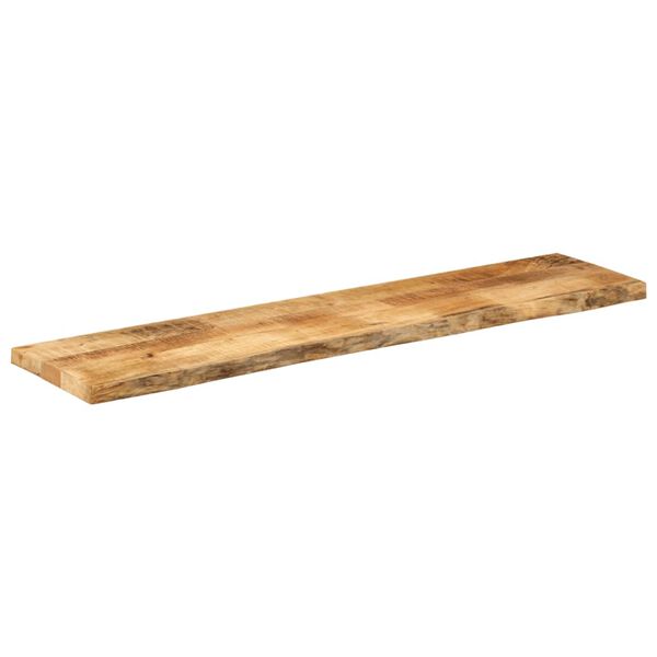 vidaXL Bordplate 140x30x3,8 cm naturlig kant grovt heltre mangotre