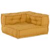 vidaXL Modulsofa 2 pcs Gul 140 x 70 x 56 cm stoff