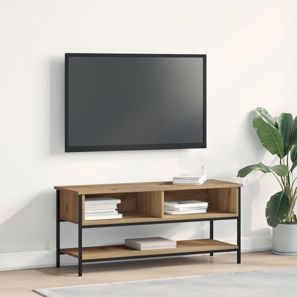 vidaXL TV-benksett Artisan Eik 100 x 35 x 45 cm Konstruert tre