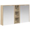 vidaXL Baderomsskapsett 3 stk. 106 x 16 x 62,5 cm Konstruert tre