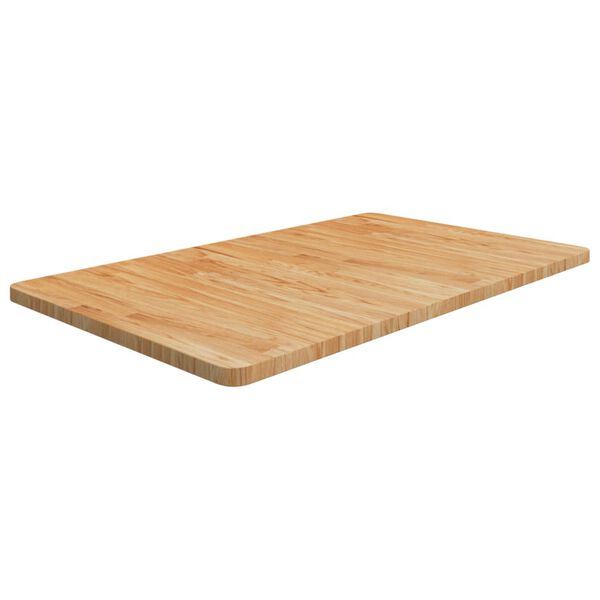 vidaXL Benkeplate til bad lysebrun 100x60x2,5 cm behandlet heltre