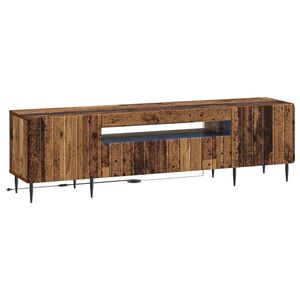 vidaXL LED TV-skap ZWOLLE 153 x 35 x 43 cm Gammelt tre Konstruert tre