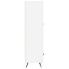 vidaXL Highboard hvit 69,5x31x115 cm konstruert tre