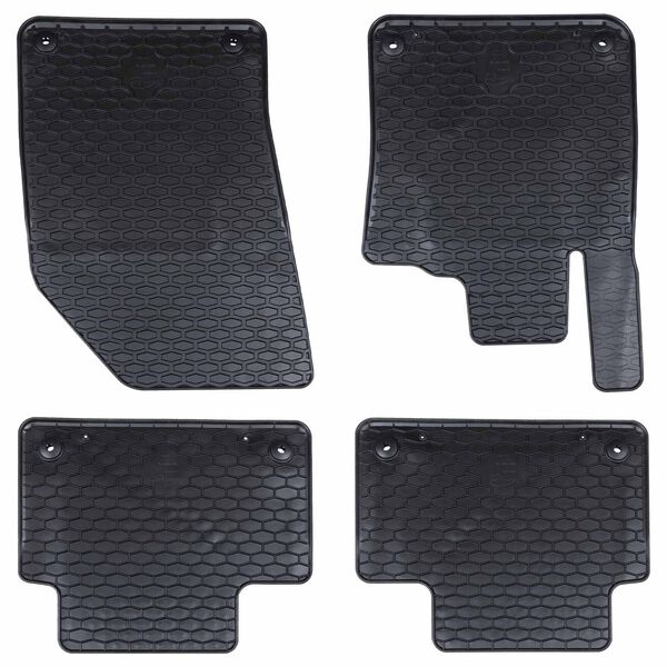 vidaXL Bilmatte 4 pcs Svart Passer til Volvo S60 / V60 2019- 4D bak