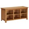 vidaXL Skostativ 90x37x45 cm heltre eik