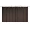 vidaXL Oppbevaringsboks for hagen brun 109x67x65 cm