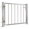 vidaXL Hageport 100x70 cm rustfritt st&aring;l