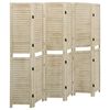 vidaXL Romdeler 6 paneler 210x165 cm heltre keisertre