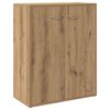 vidaXL Skjenk artisan eik 60x30x75 cm konstruert tre