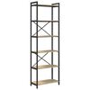 vidaXL Bokhylle 60 x 30 x 189,5 cm Konstruert tre Sonoma eik