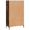 vidaXL Highboard r&oslash;kt eik 69,5x31x115 cm konstruert tre