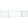 vidaXL Magnetisk tavle sammenleggbar 200x40x1,7 cm aluminium