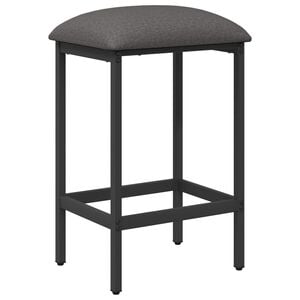 vidaXL Barstol Lysegr&aring; 40 x 32 x 64 cm Konstruert tre