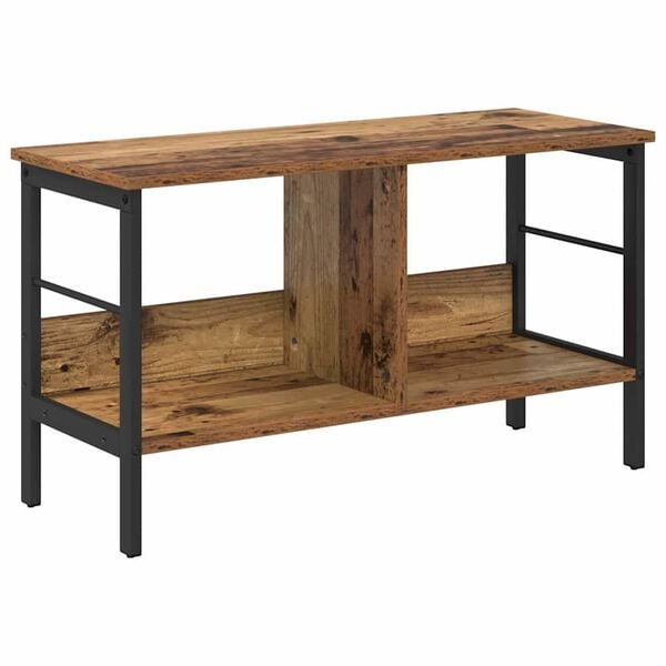 vidaXL Bokhylle Gamle tre 82 x 32 x 47 cm Konstruert tre