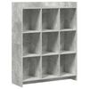 vidaXL Bokhylle Betonggr&aring; 87,5 x 30 x 111 cm Konstruert tre