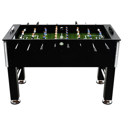 vidaXL Fotballbord stål 60 kg 140x74,5x87,5 cm svart