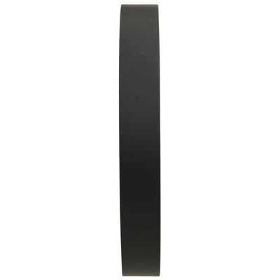 vidaXL Lysende veggklokke svart 30 cm