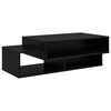 vidaXL Kaffebord Svart Eik 105 x 50 x 32,5 cm Konstruert tre