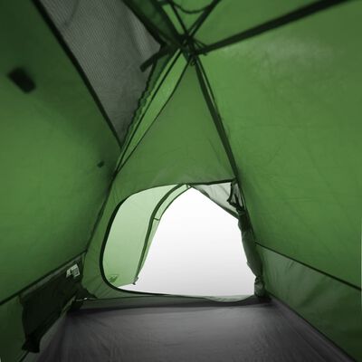 vidaXL Campingtelt 2 personer grønn vanntett
