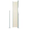 vidaXL Uttrekkbar sidemarkise 160x300 cm kremfarget
