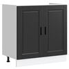 vidaXL Vask underskap Porto svart 80x46x81,5 cm konstruert tre