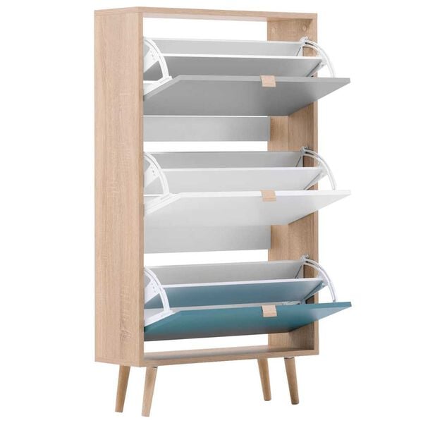 Finori Skoskap C-uba 42 sonoma eik og trikolor