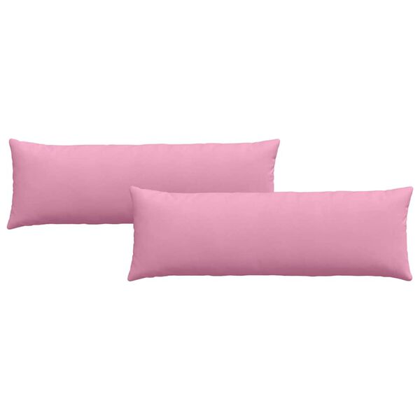 vidaXL Sofaputer 2 pcs Rosa 120 x 40 cm stoff