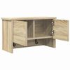 vidaXL Vegghengt kleshenger Sonoma eik 50 x 20 x 30 cm Konstruert tre