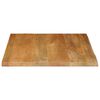 vidaXL Bordplate naturlig kant 40x40x3,8 cm heltre mango