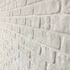 vidaXL 3D veggpaneler med hvitt mursteindesign 10 stk EPS