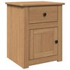 vidaXL Nattbord PANAMA 46x40x57 cm heltre furu