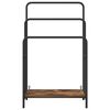 vidaXL Klesstativ med hylle Røyk eik 60 x 30 x 100.5 cm Konstruert tre