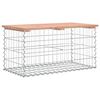 vidaXL Hagebenk gabiondesign 83x44x42 cm heltre douglasgran