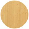 vidaXL Bordplate &Oslash;80x1,5 cm bambus
