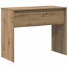 vidaXL Skrivebord artisan eik 90x40x72 cm konstruert tre