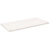 vidaXL Bordplate hvit 100x60x2,5 cm heltre furu