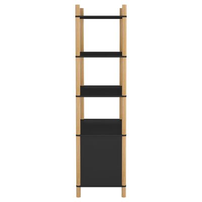 vidaXL Highboard svart 80x40x153 cm konstruert tre