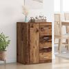 vidaXL Serviesskap med skuff Gamle tre 59 x 39 x 80 cm Konstruert tre