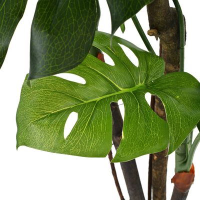 vidaXL Kunstig vindusblad med potte 130 cm grønn
