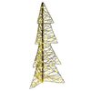 vidaXL Juletre 160 LED-lys Varmhvit 150 cm Rotting