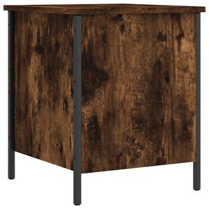 vidaXL Oppbevaringsbenk r&oslash;kt eik 40x42,5x50 cm konstruert tre
