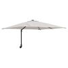 vidaXL Hageparasol sand 248,5 x 247,5 x 160 cm Polyester og st&aring;l