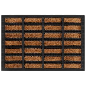 vidaXL D&oslash;rmatte rektangul&aelig;r 40x60 cm gummi og kokosfiber