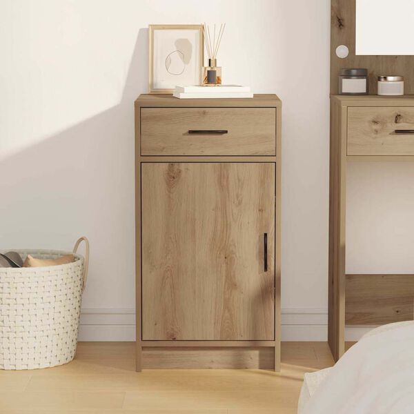 vidaXL Serviesskap Artisan Eik 40 x 40,5 x 75 cm Konstruert tre