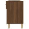vidaXL Skoskap brun eik 102x35x55 cm konstruert tre