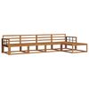 vidaXL Utend&oslash;rs sofa-sett 5 pcs Naturlig Solid akasietre