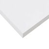 vidaXL Flytende vegghyller 2 stk h&oslash;yglans hvit 50x23x3,8 cm MDF