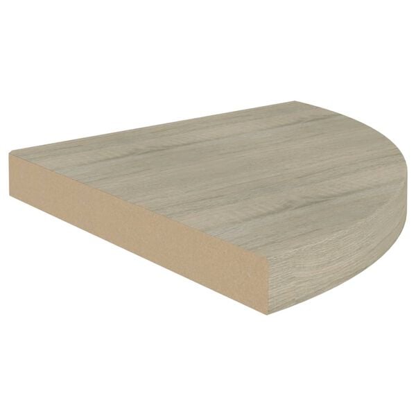vidaXL Flytende vegghyller 4 stk eik 35x35x3,8 cm MDF